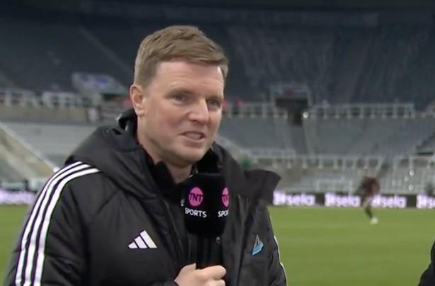 世界杯官方会员-埃迪-豪：上半场最后根本不该给任意球；我们很需要这场胜利